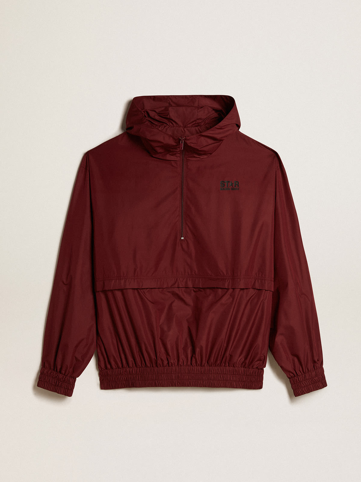 Golden Goose - Burgundy windbreaker with hood   in 