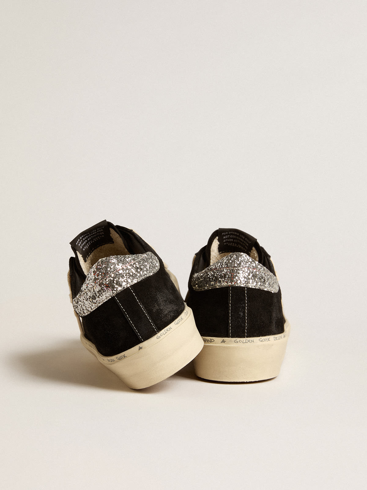 Golden goose hi store star silver glitter