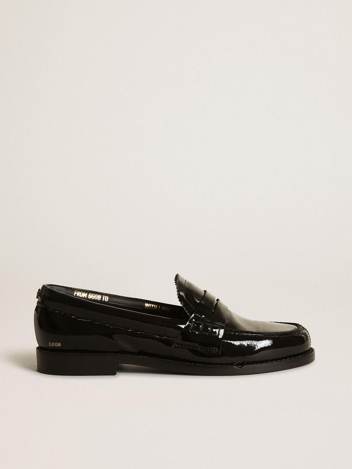 Golden Goose - Jerry loafer in black patent leather in 