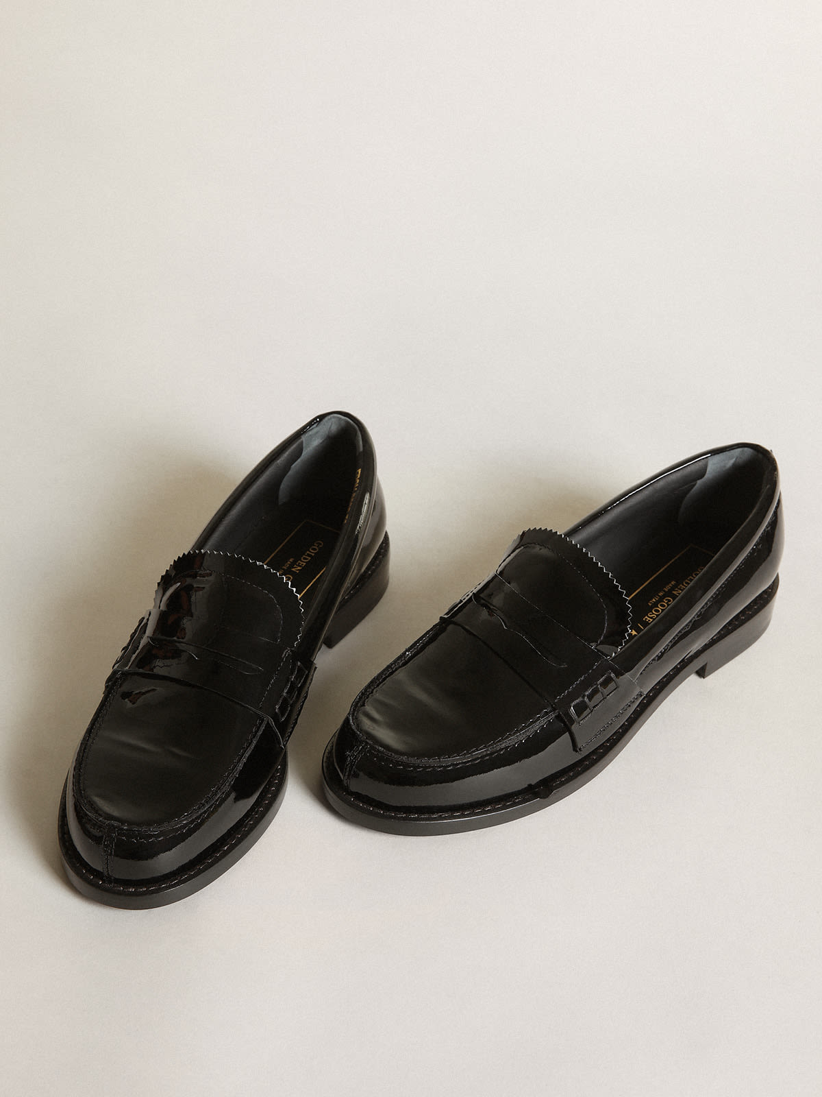 Jerry loafer in black patent leather