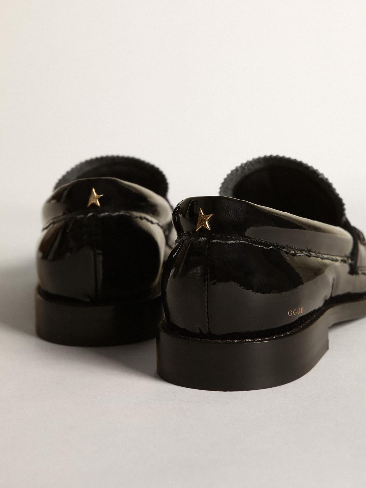 Le Loafer embellished patent-leather loafers