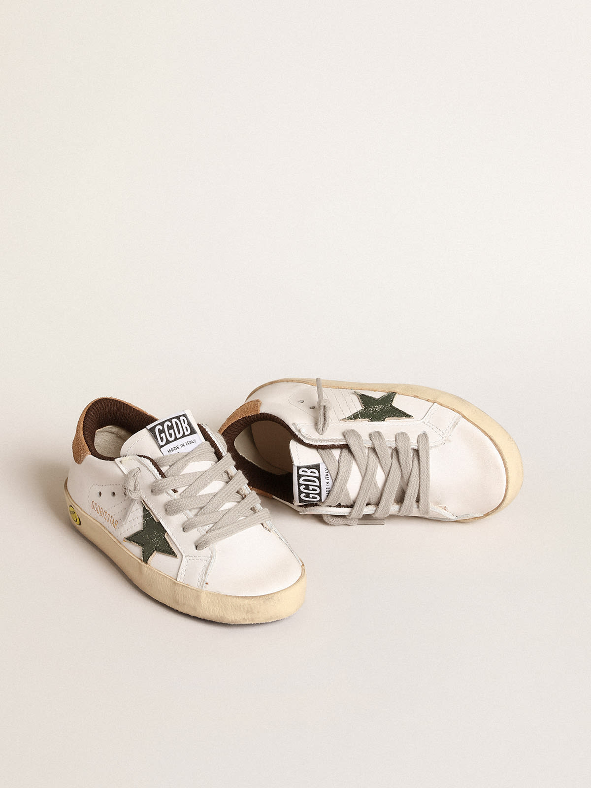 Scarpe golden cheap goose bambino verde