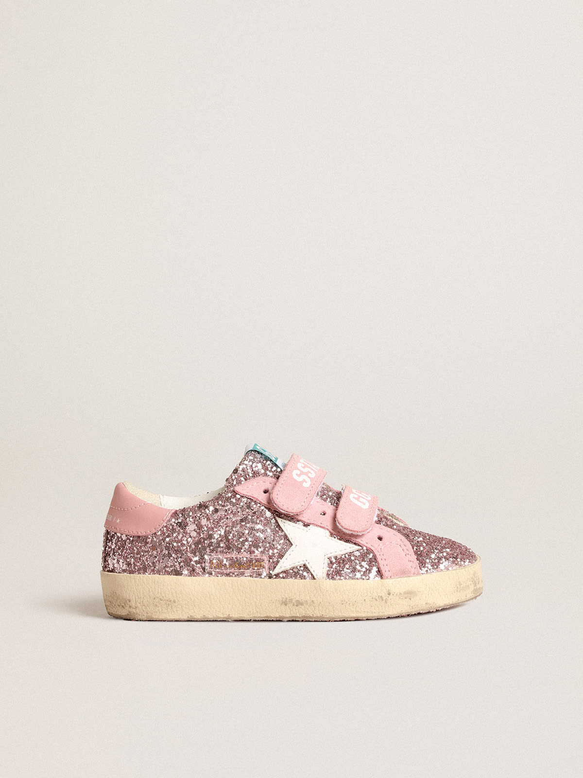 Golden goose cheap rosa brillantini