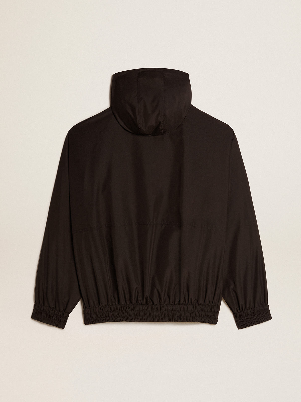 Golden Goose - Black windbreaker with hood   in 