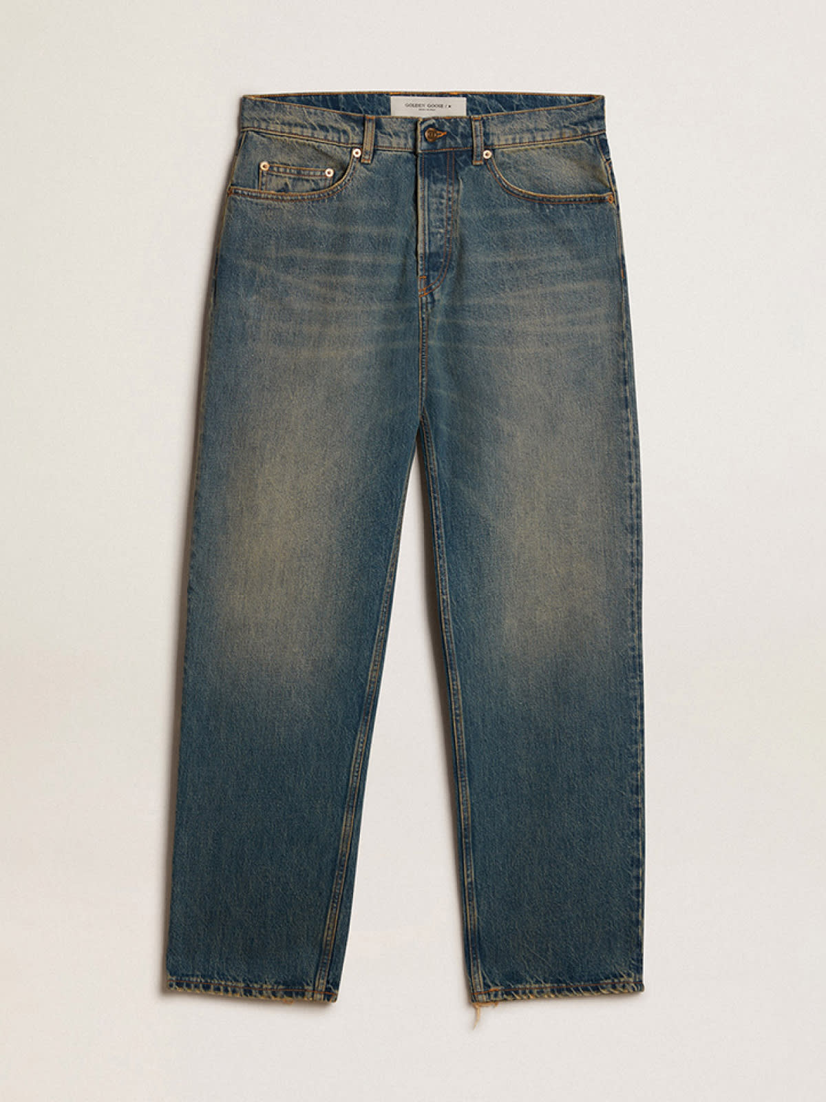 Golden Goose - Blue jeans with a lived-in treatment in 
