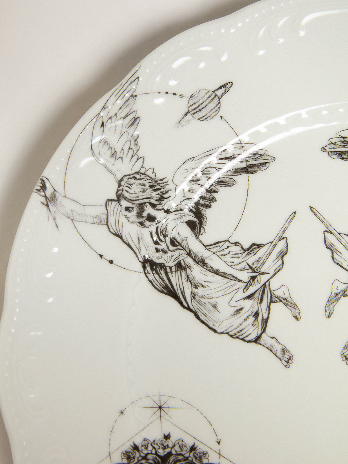 Golden Goose - Exclusive HAUS of Dreamers porcelain plate in 