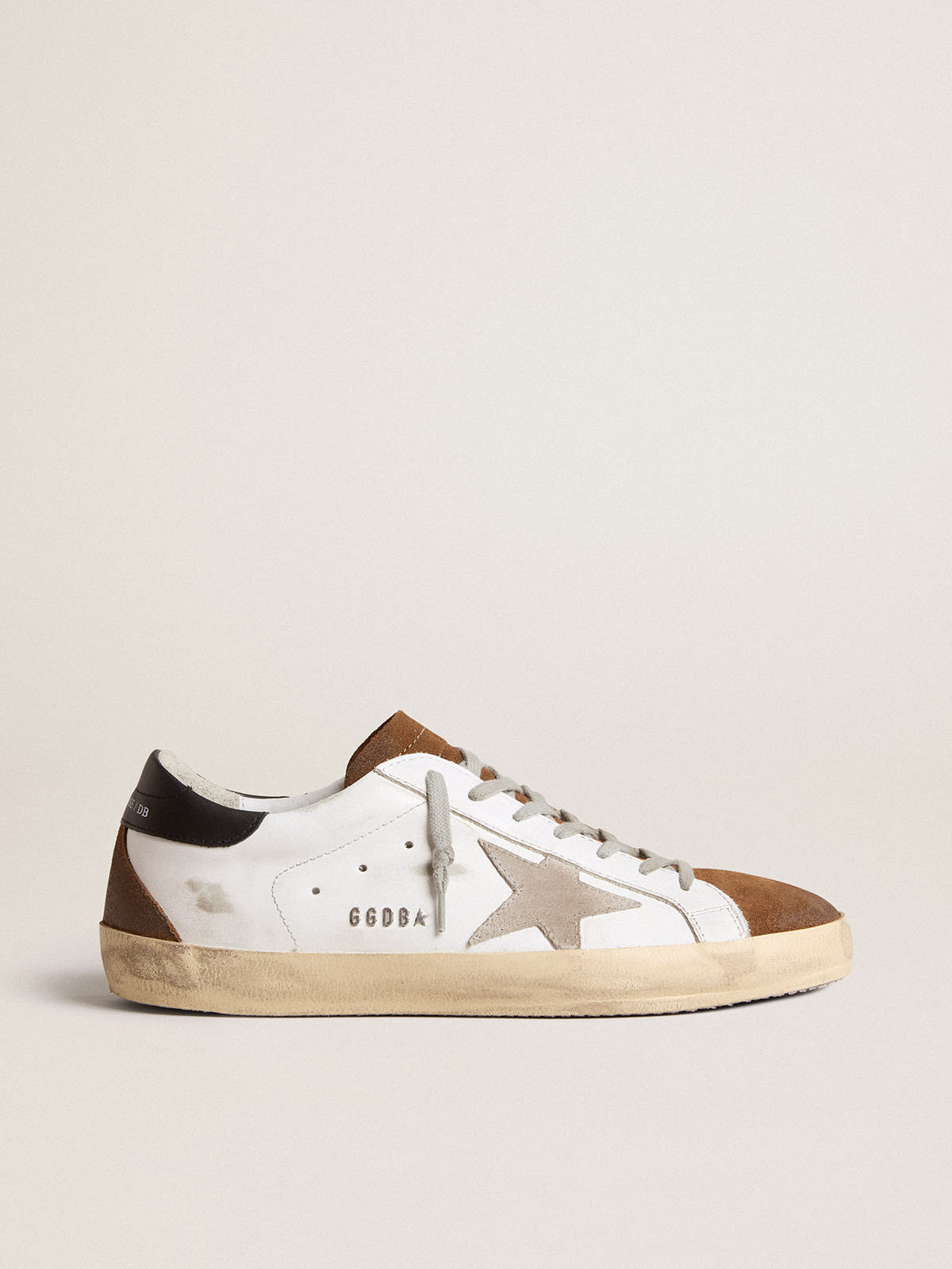 Super Star sneakers in leather with suede insert