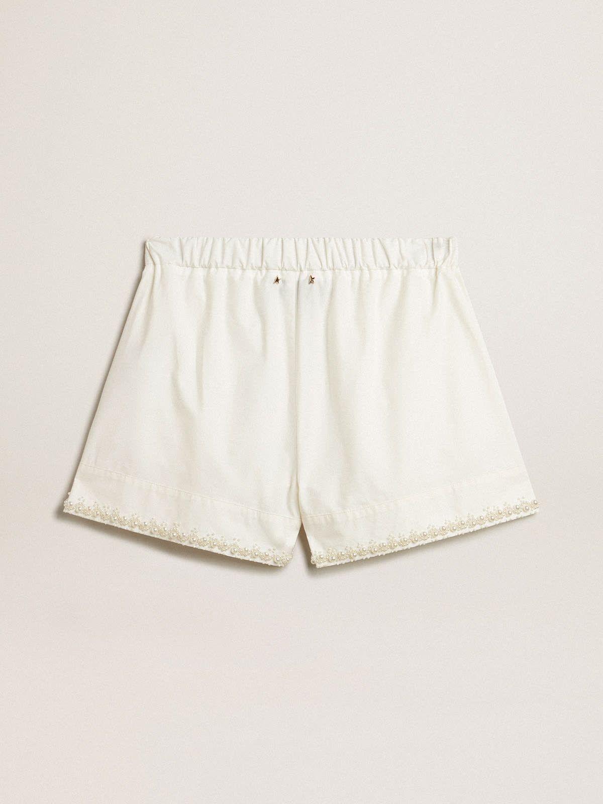 Golden Goose - Cotton shorts with beading  in 