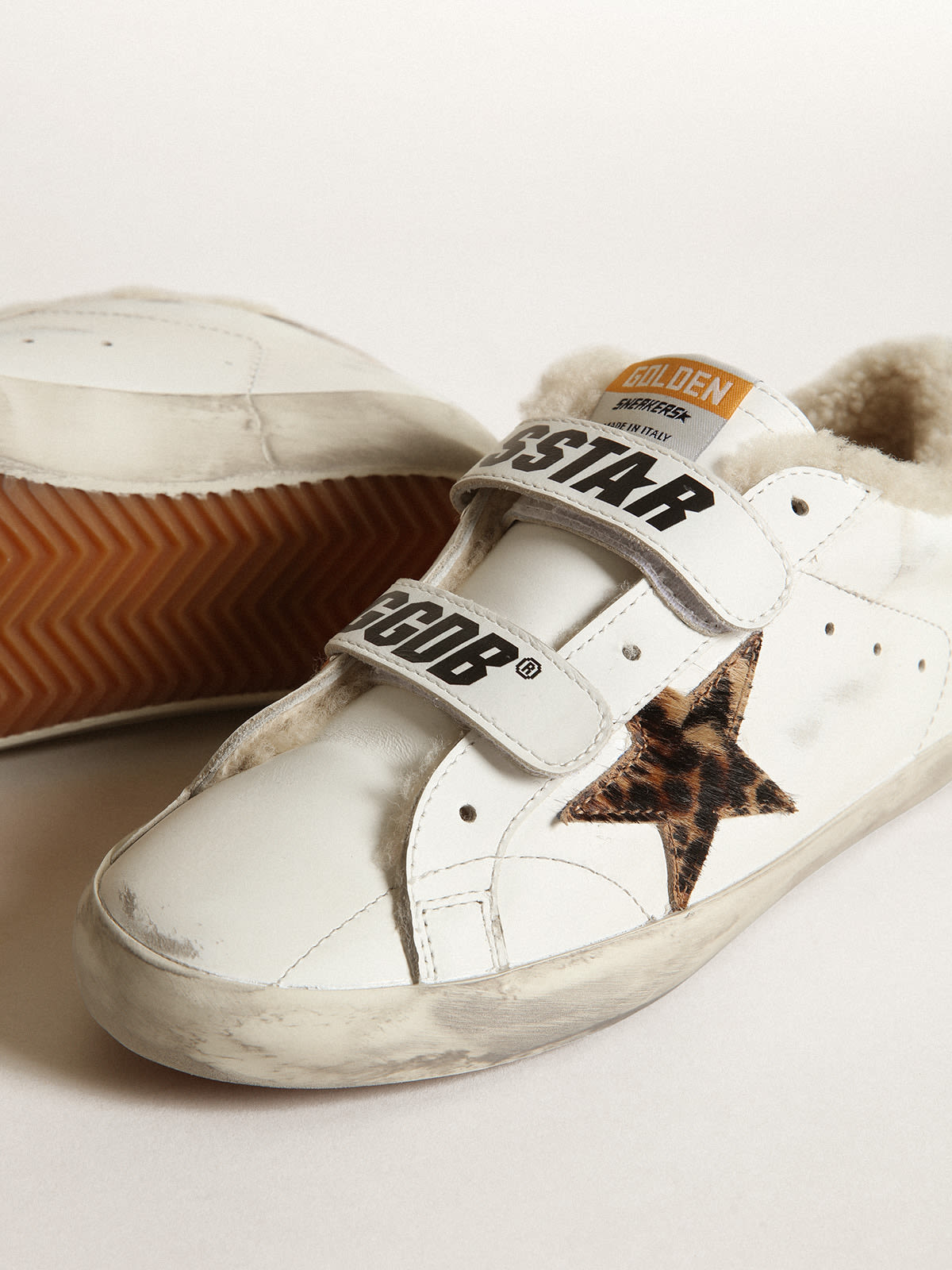 Golden goose white leopard 2024 sneakers