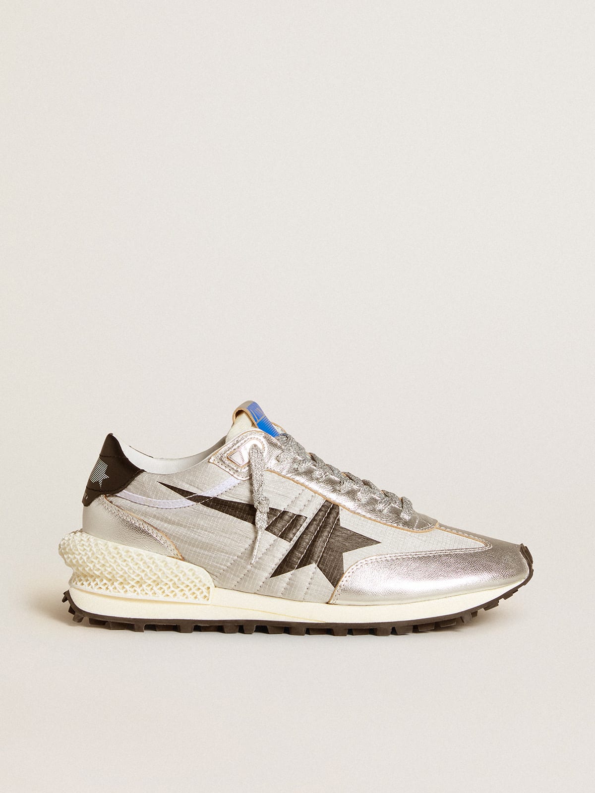 Golden goose argento store stella nera