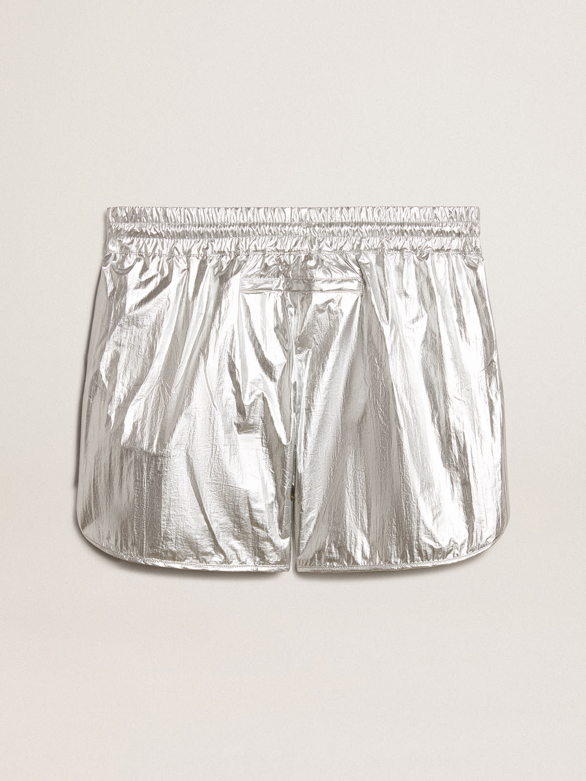 Metallic 2025 running shorts