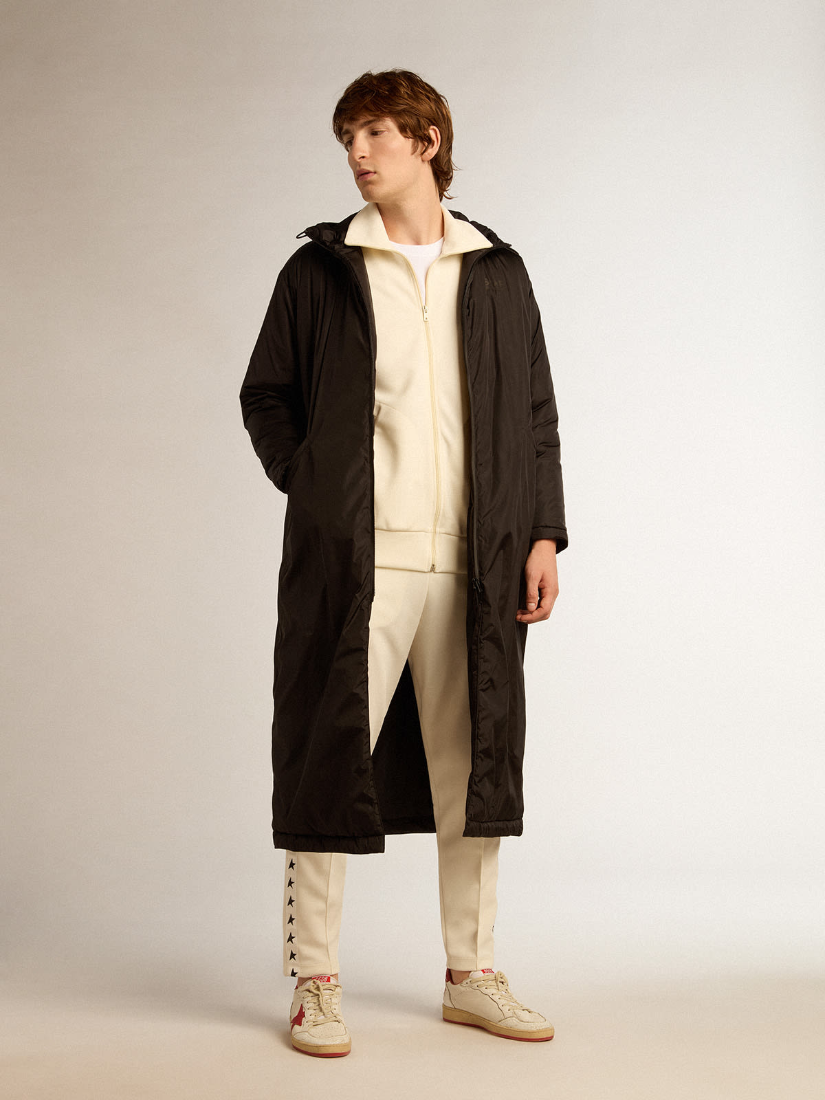 Ankle length coat mens on sale