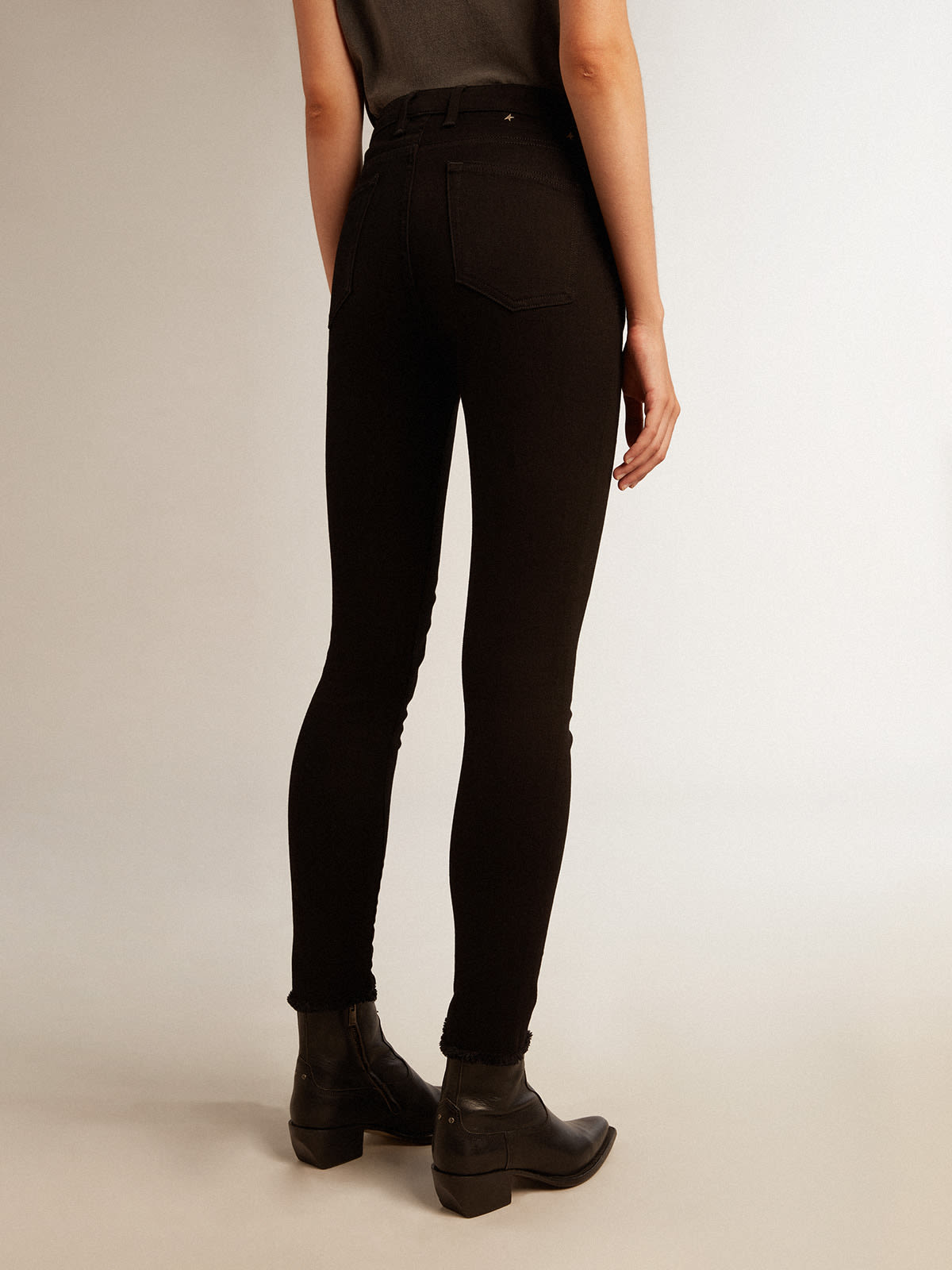 Pantalon skinny shop noir femme