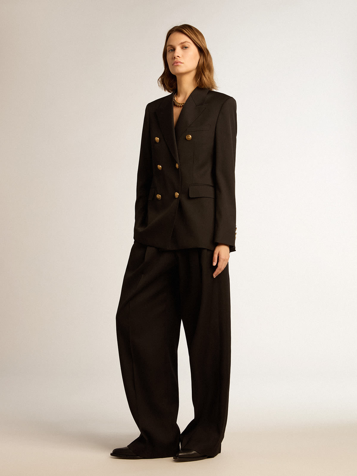 Wool Gabardine Pants