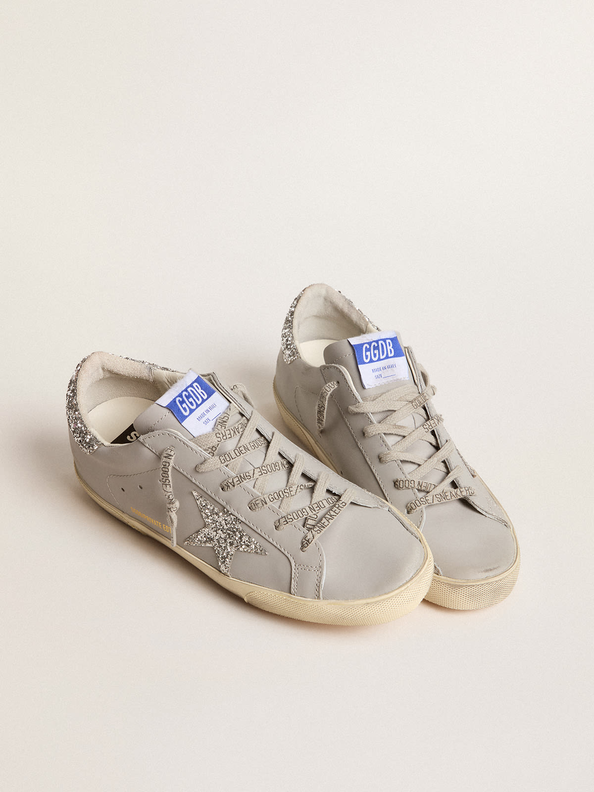 golden goose superstar sneakers glitter