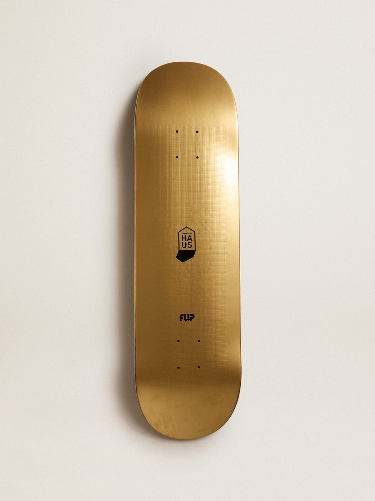 Golden Goose - Skateboard HAUS LTD con doppio rivestimento oro e nero in 