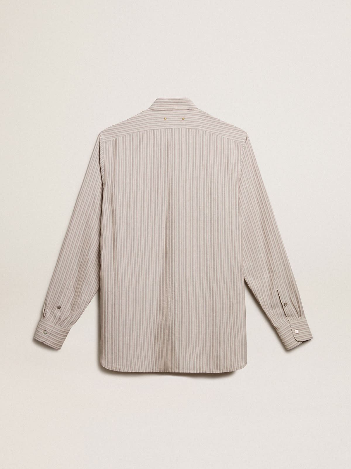 LIDNM 22SS VISCOSE STRIPE SHIRT 比翼仕立て - www.stedile.com.br