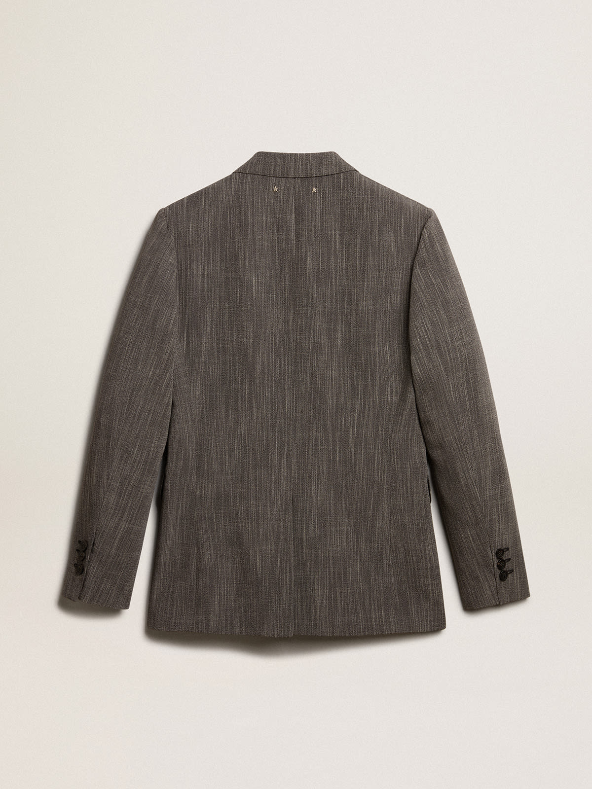 Single-Breasted Wool Jacket Black main image 1