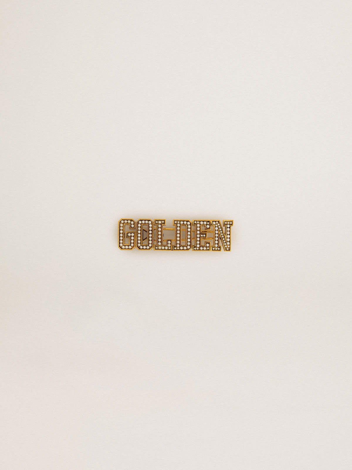 Golden Goose - Fermalacci Golden color oro antico con perle in 
