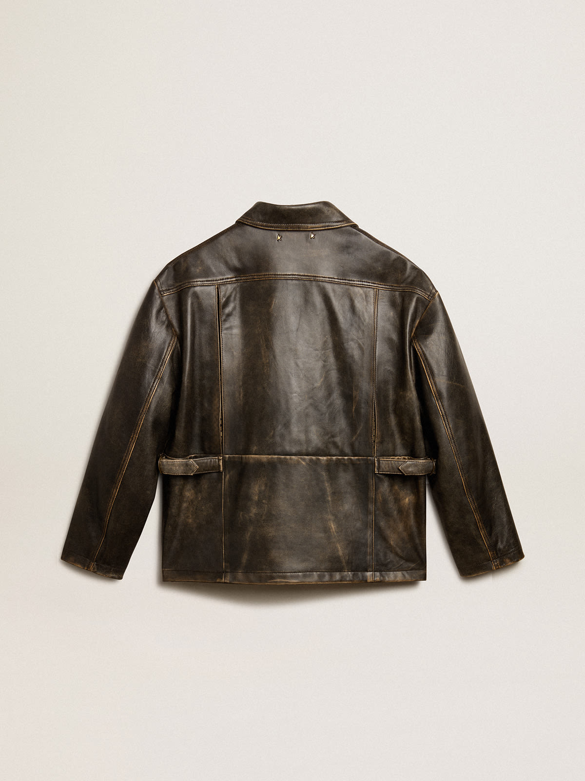 Golden goose 2025 leather jacket