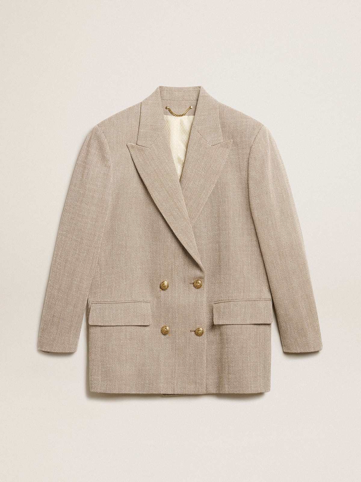 Oversized Blazer - Beige - Ladies