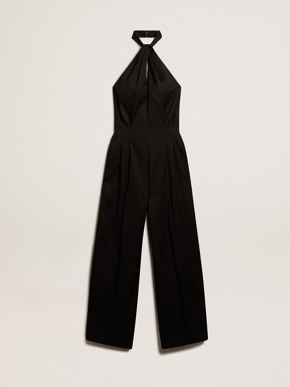 Golden Goose - Terno vestido de gabardine de lã preta in 
