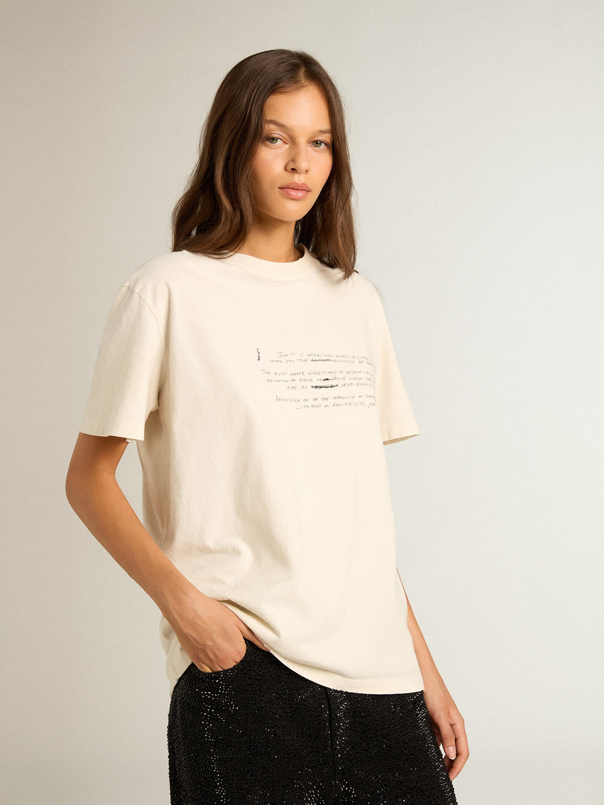 Tee shirt avec inscription femme new arrivals