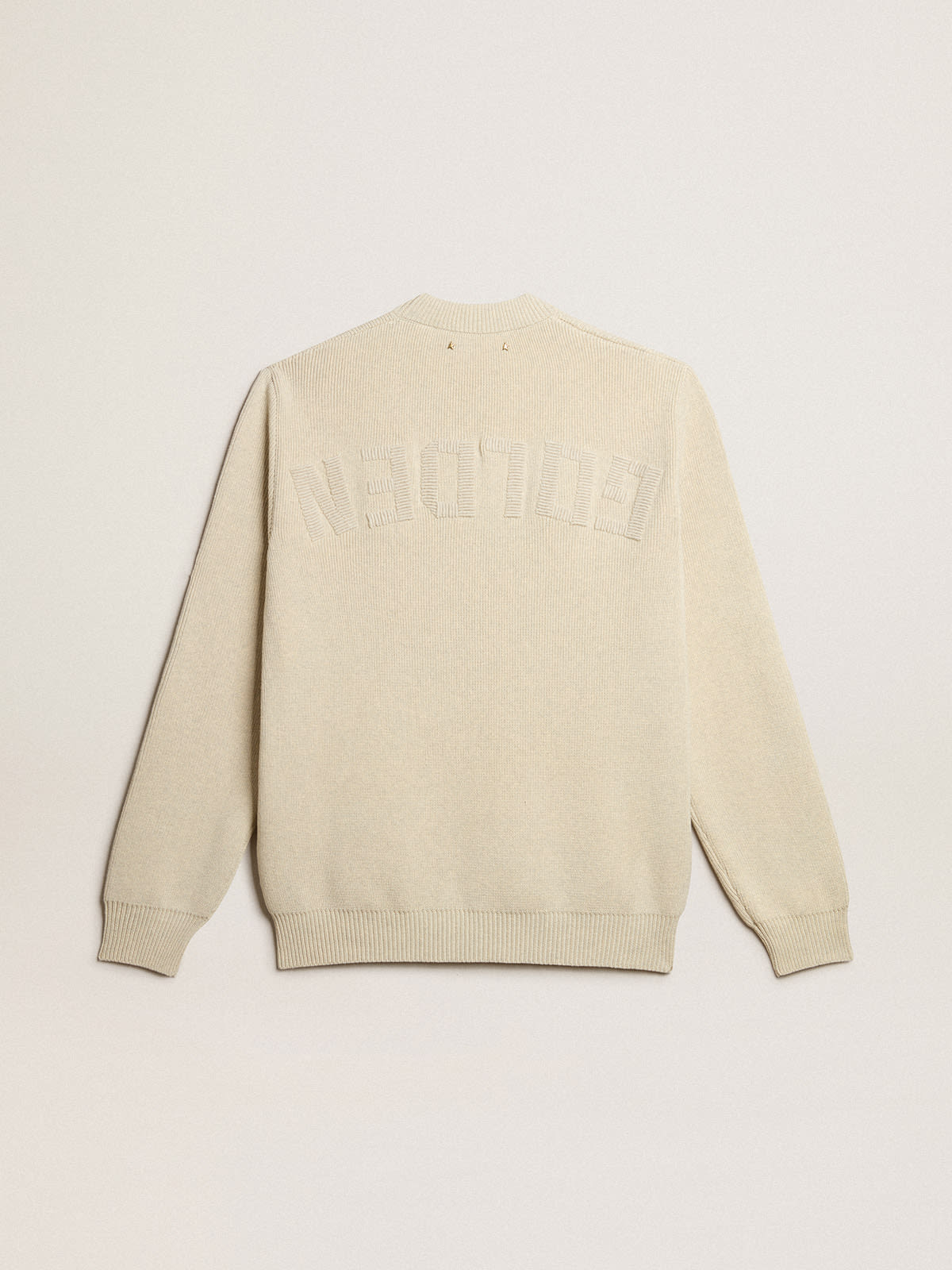 Pull Chrome Hearts Col Ras Du Cou - Logo Cœur Et Poignard Au Dos - Taille M - Orange