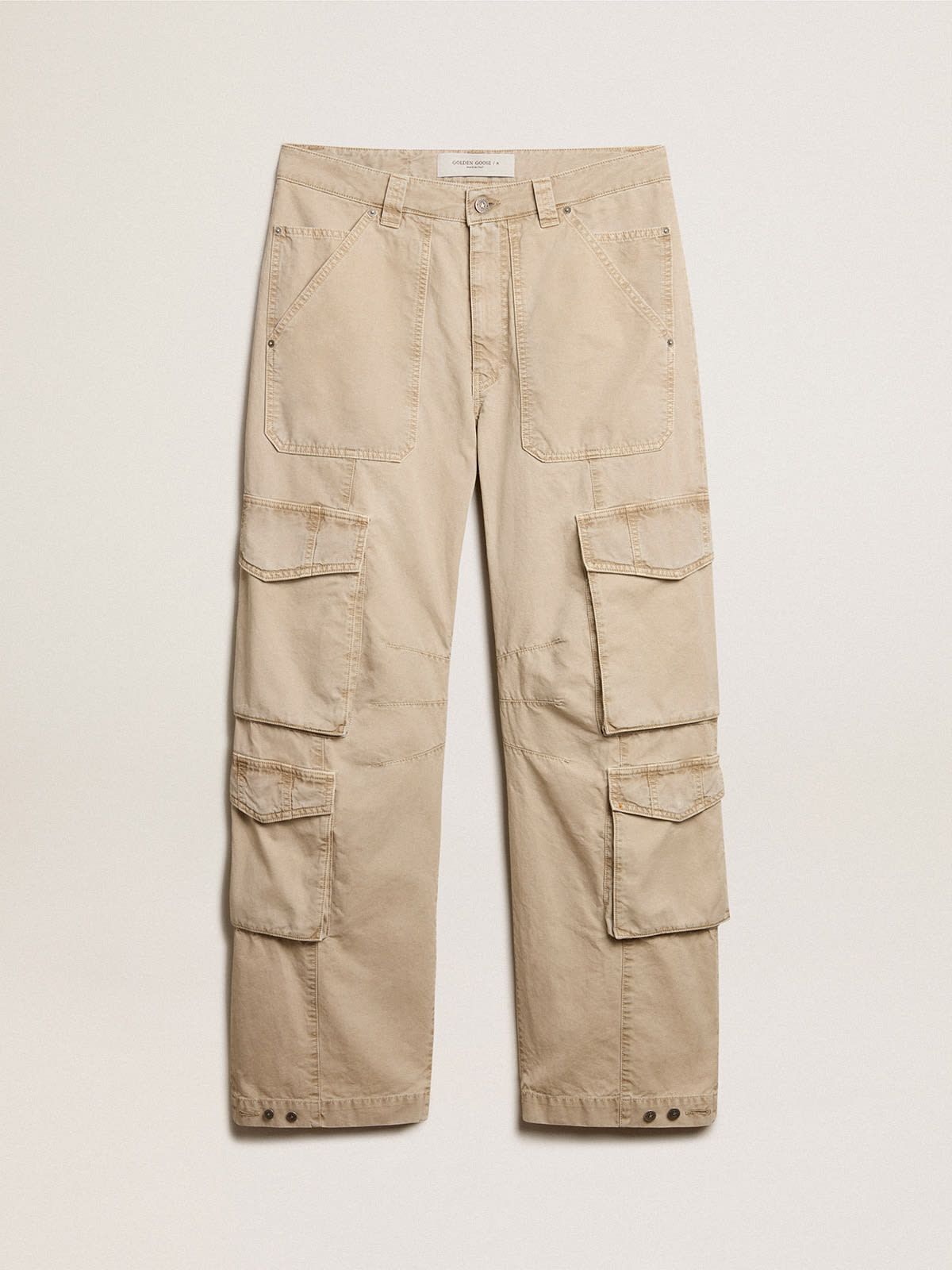 GOLDEN GOOSE 7/8 pants in dark blue