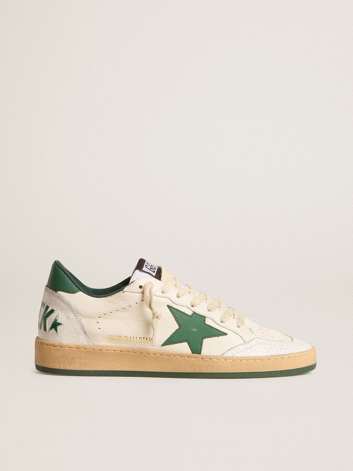 Golden goose white and hot sale green