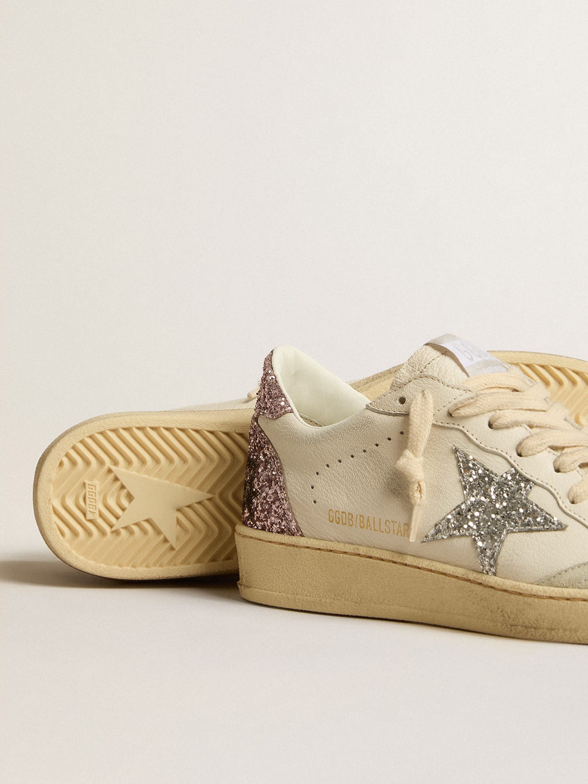 Golden goose 2025 rosa glitter