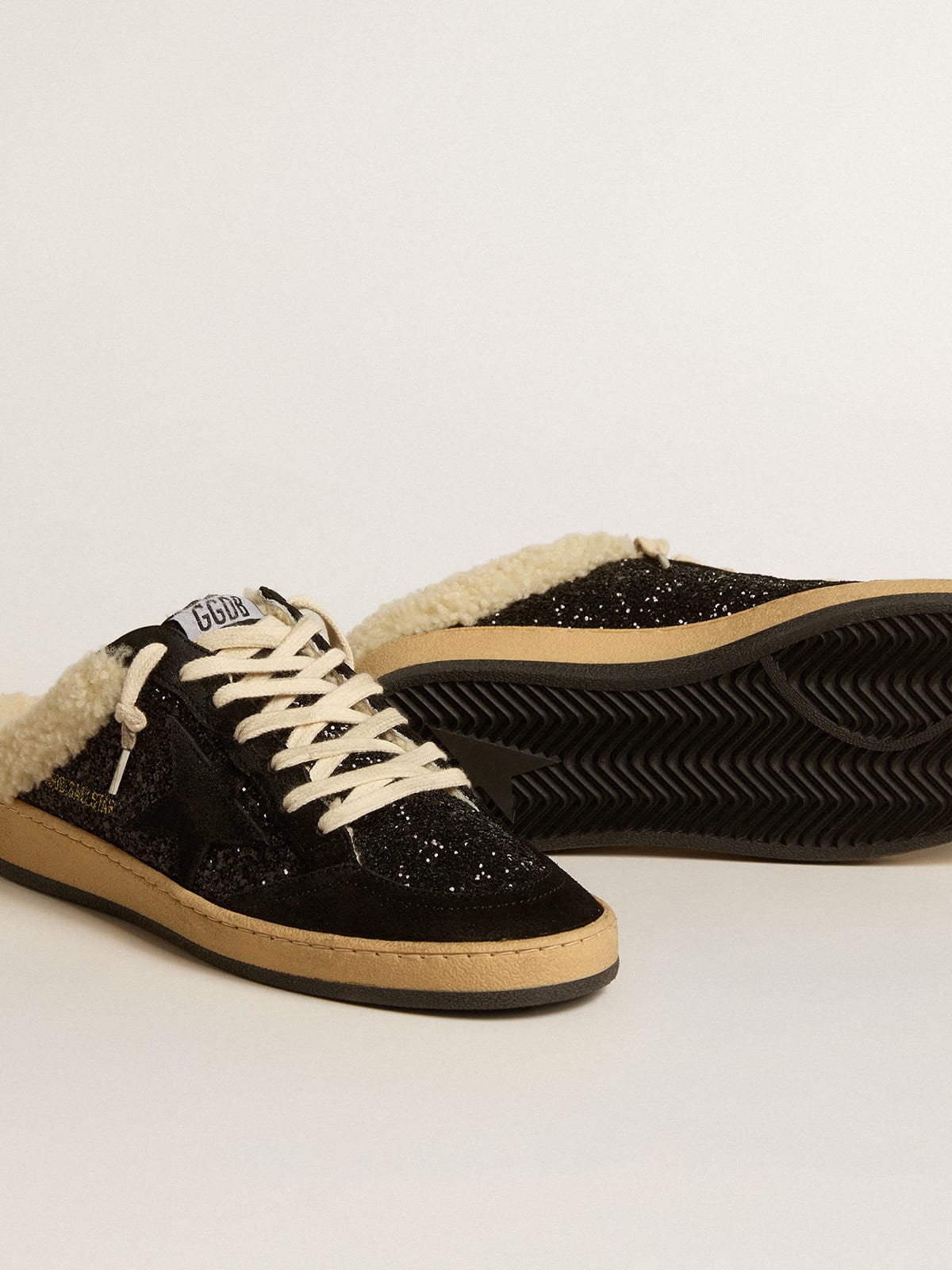 Golden goose sales sabot black