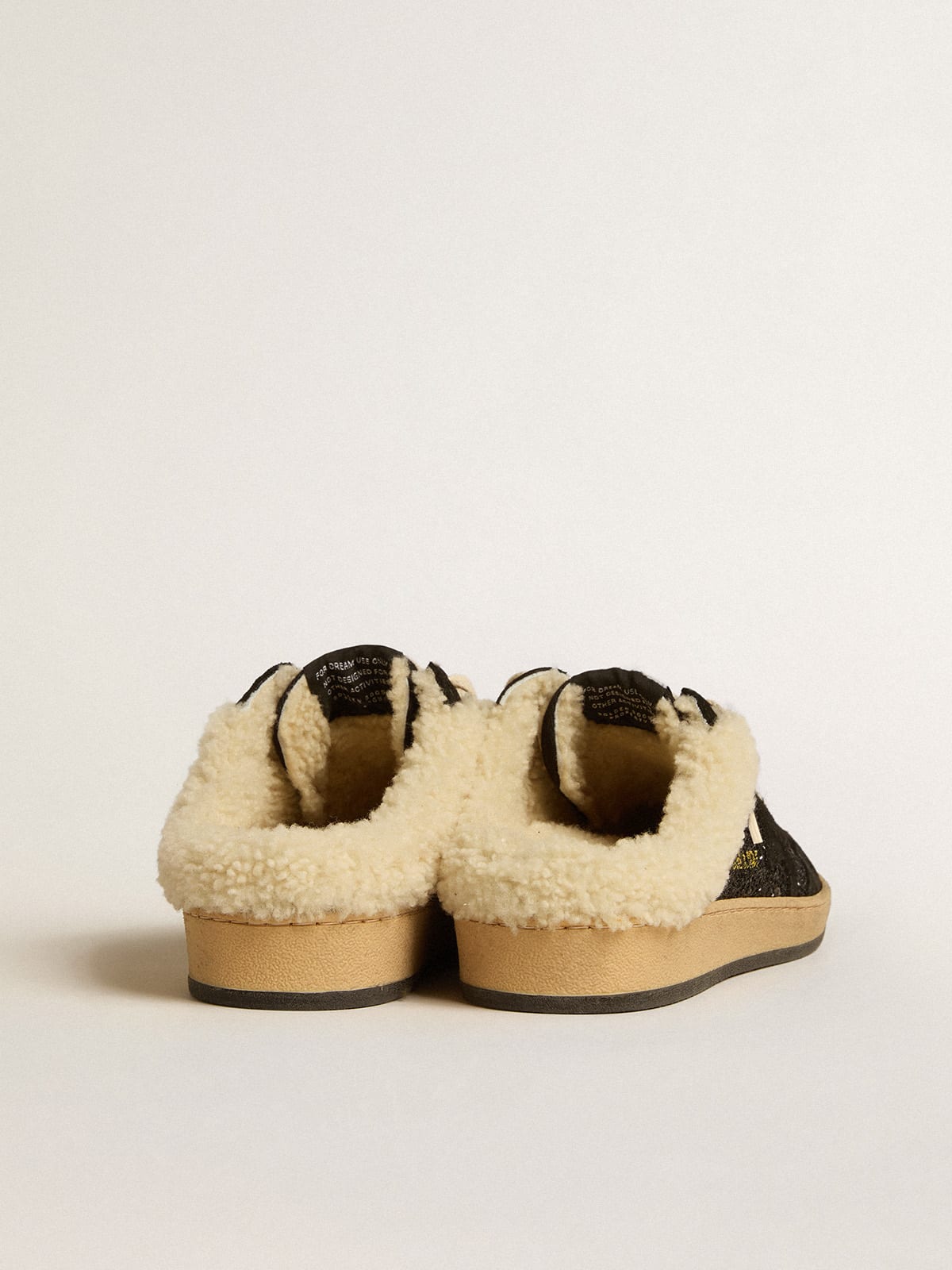 Pre-owned Shearling Sandals In Beige