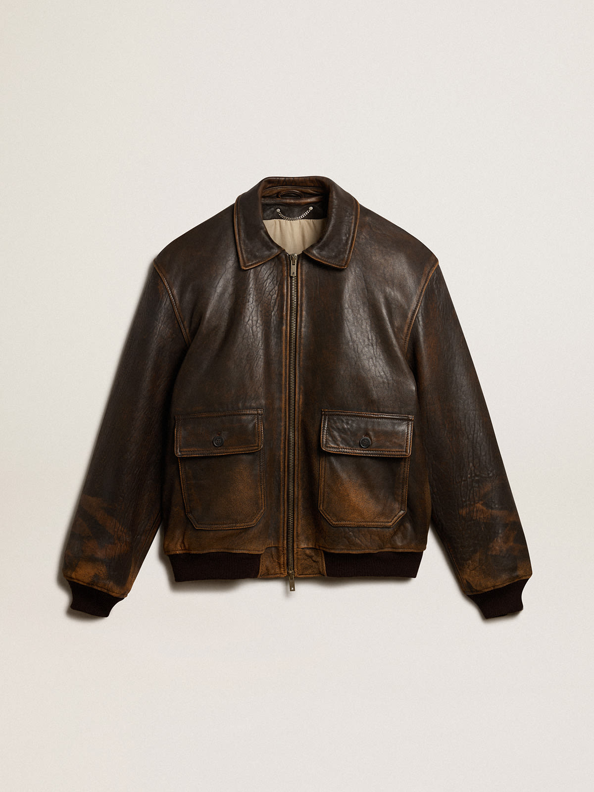 Metallic aviator outlet jacket