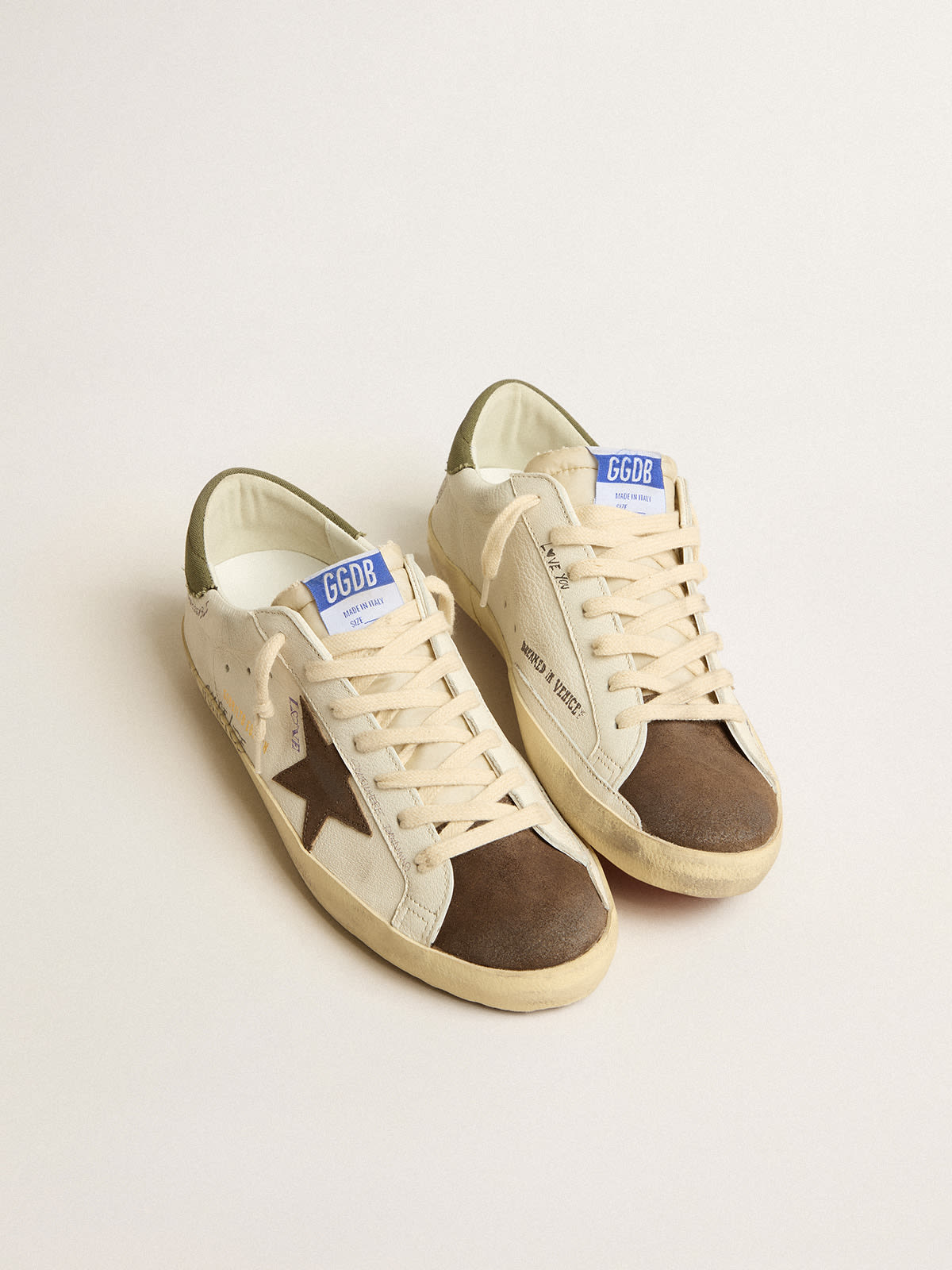 Golden goose clearance tan suede