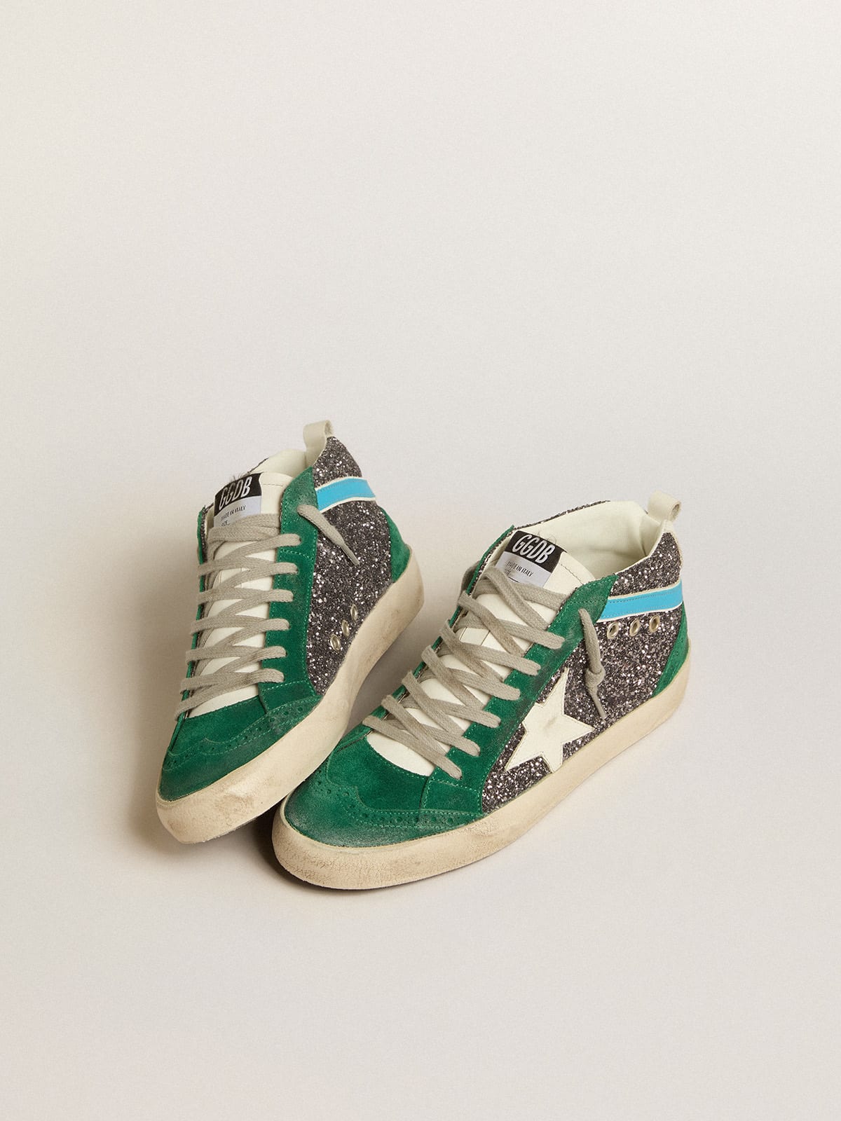 Golden goose outlet bleu paillettes