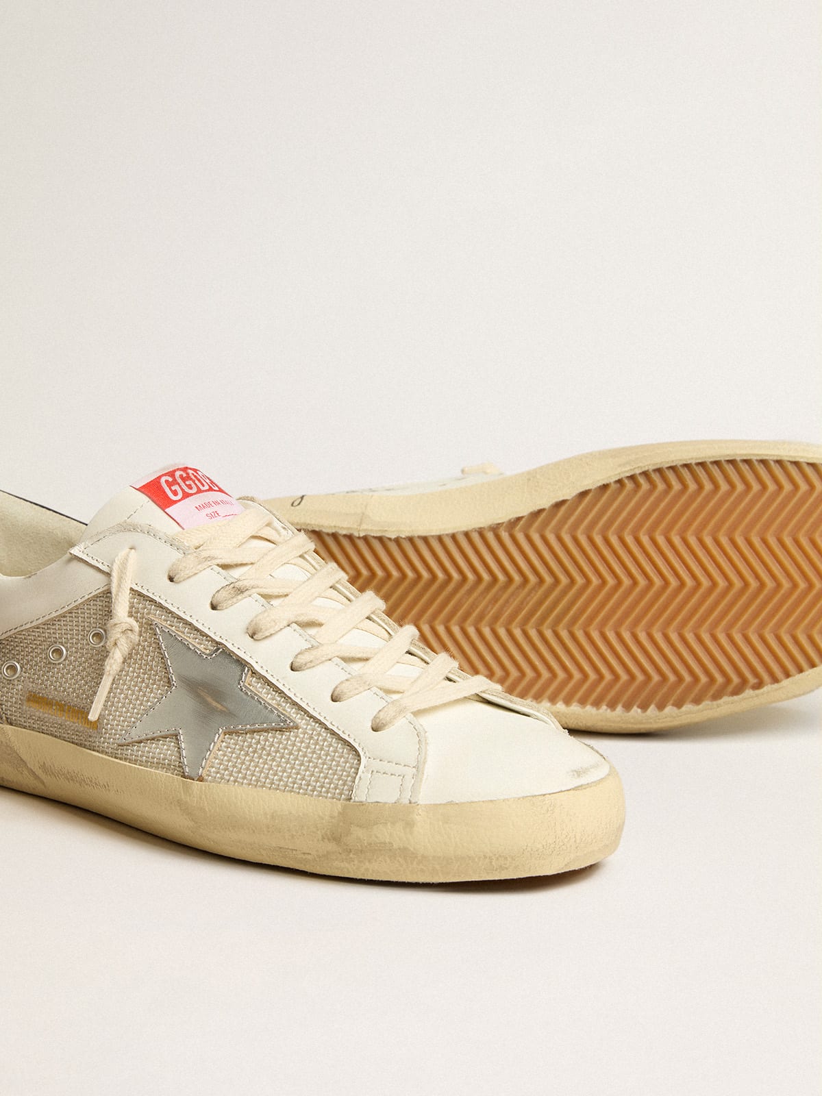 Golden goose sales superstar mesh