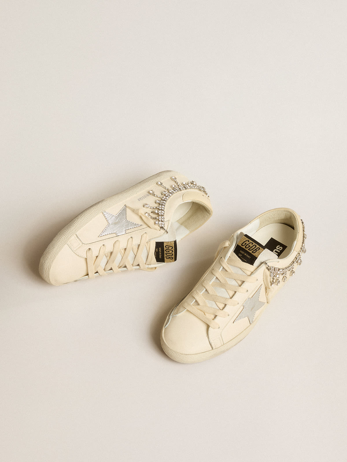 Golden goose bianche outlet e argento