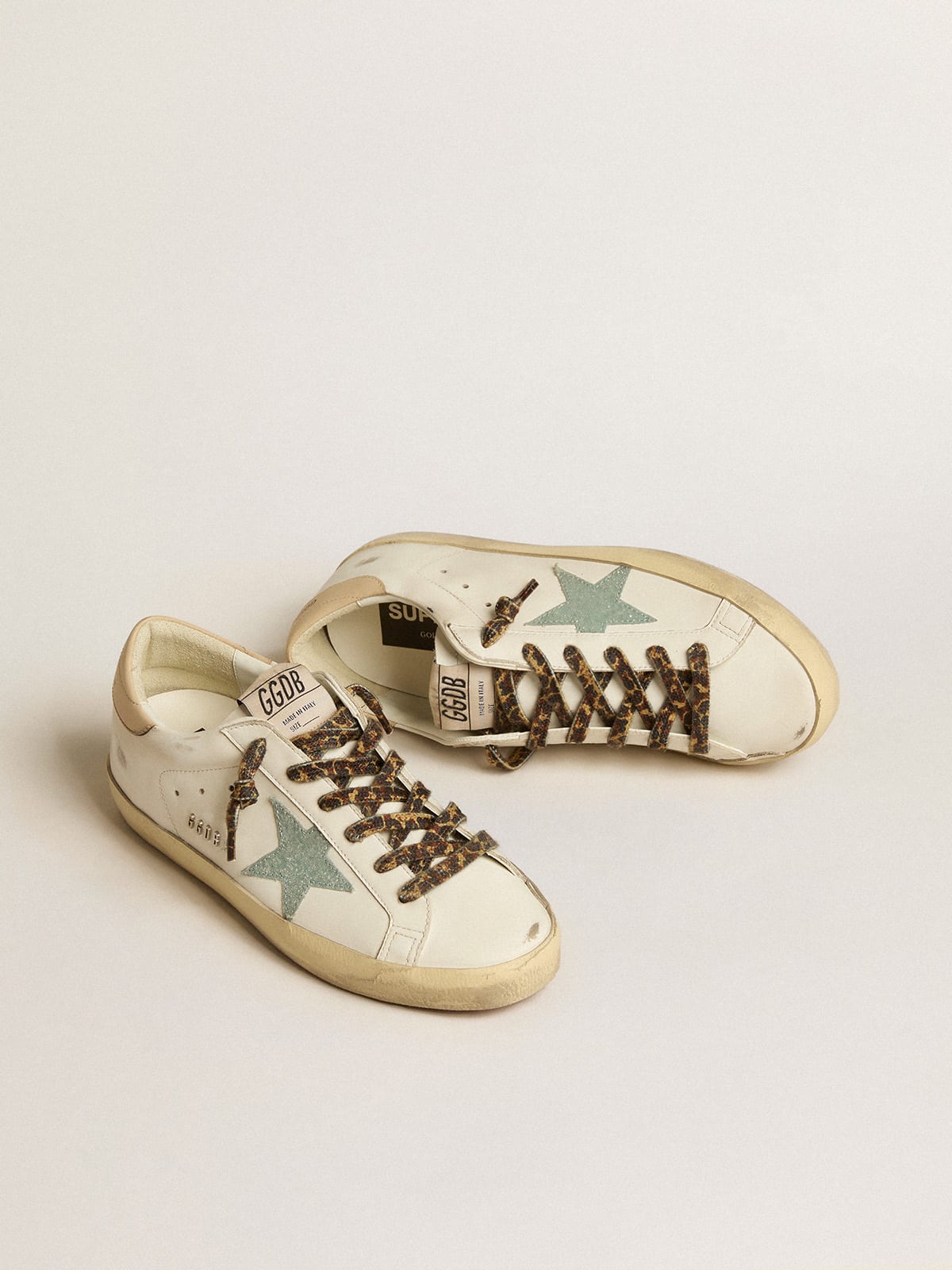 Women's Super-Star sneakers with gold foxing