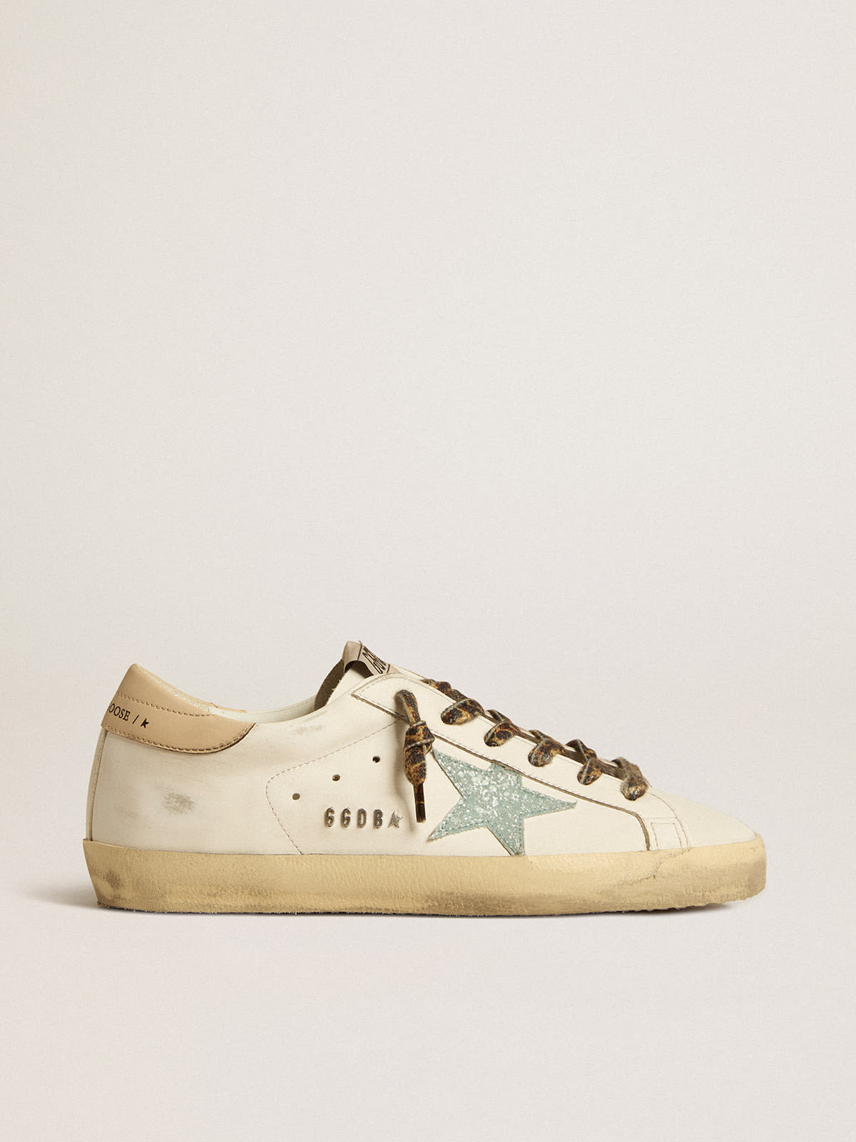 Women's Super-Star sneakers with gold foxing