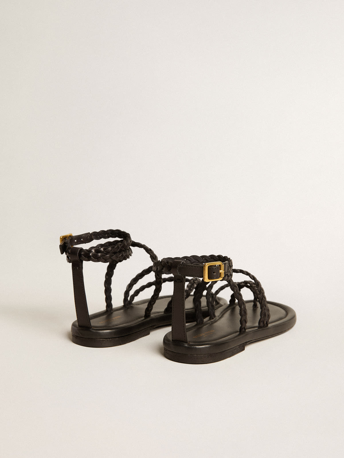 Golden cheap goose sandals