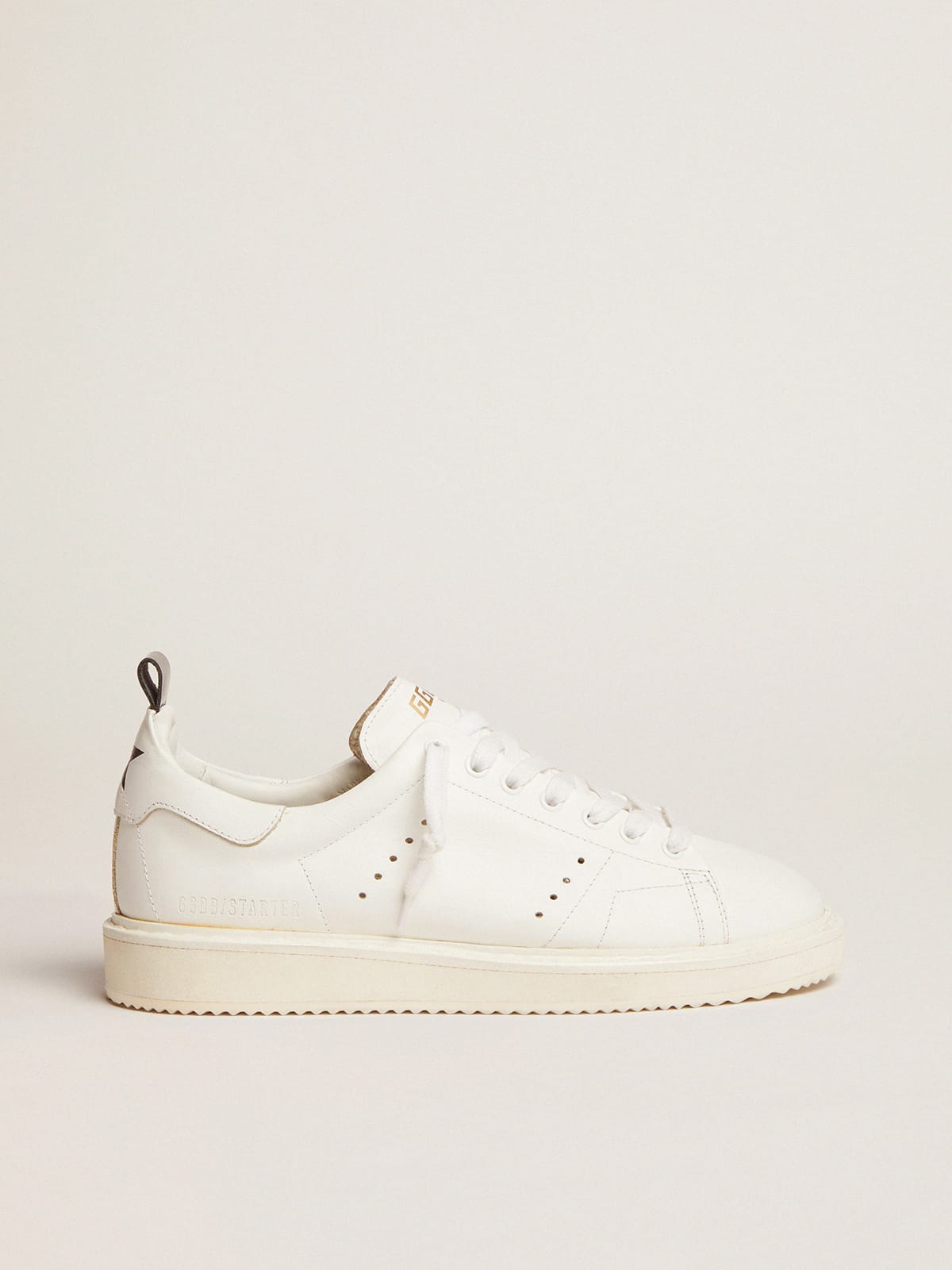 Starter sneakers in total white leather | Golden Goose