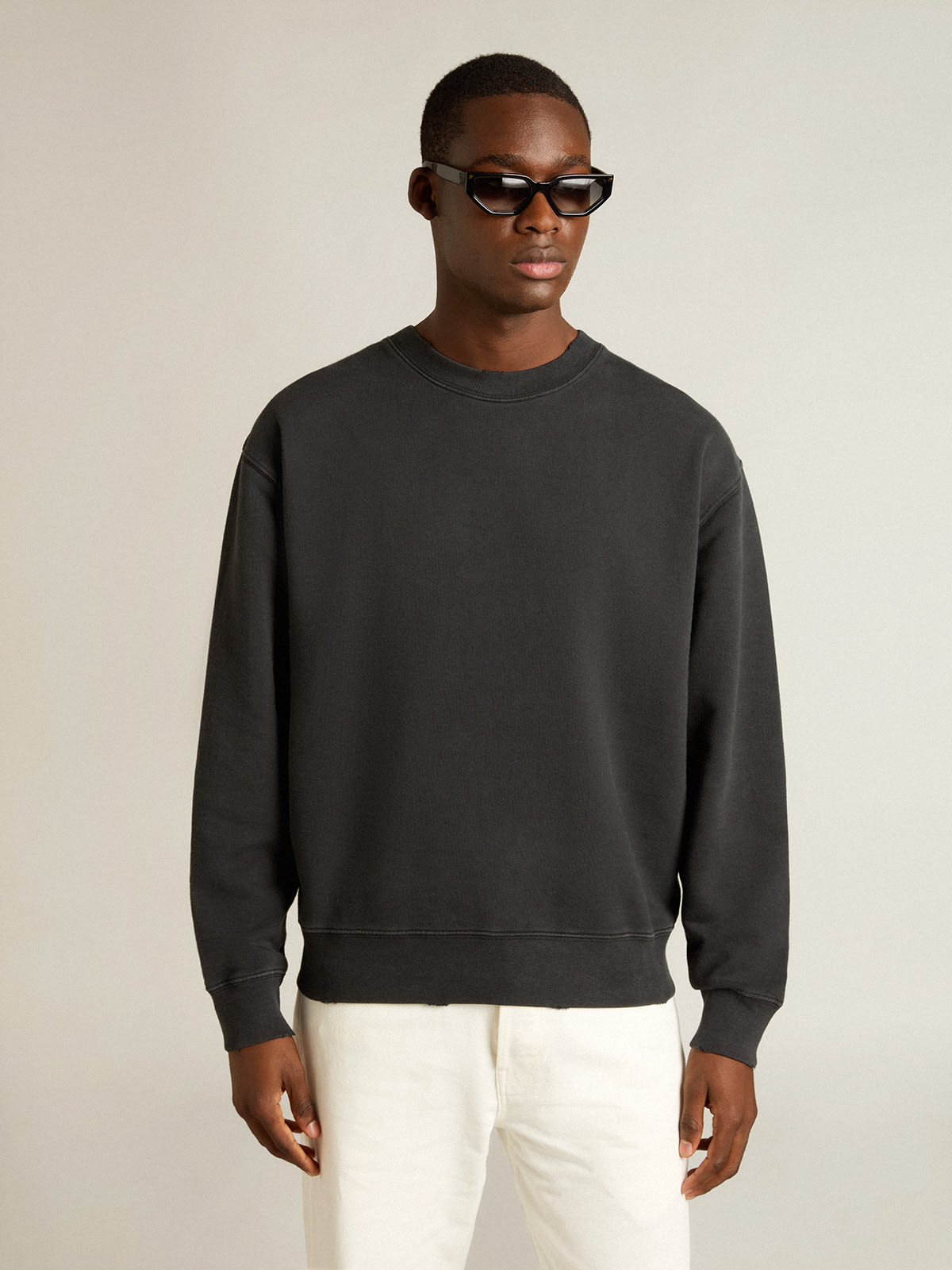 Washed hotsell black sweatshirt