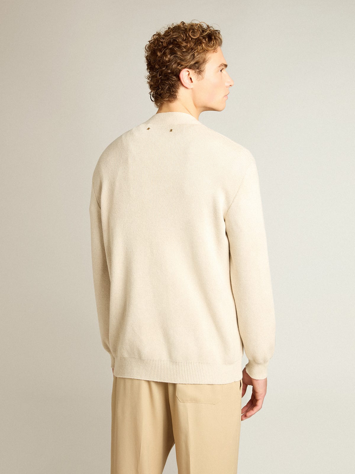 Gold button store jumper