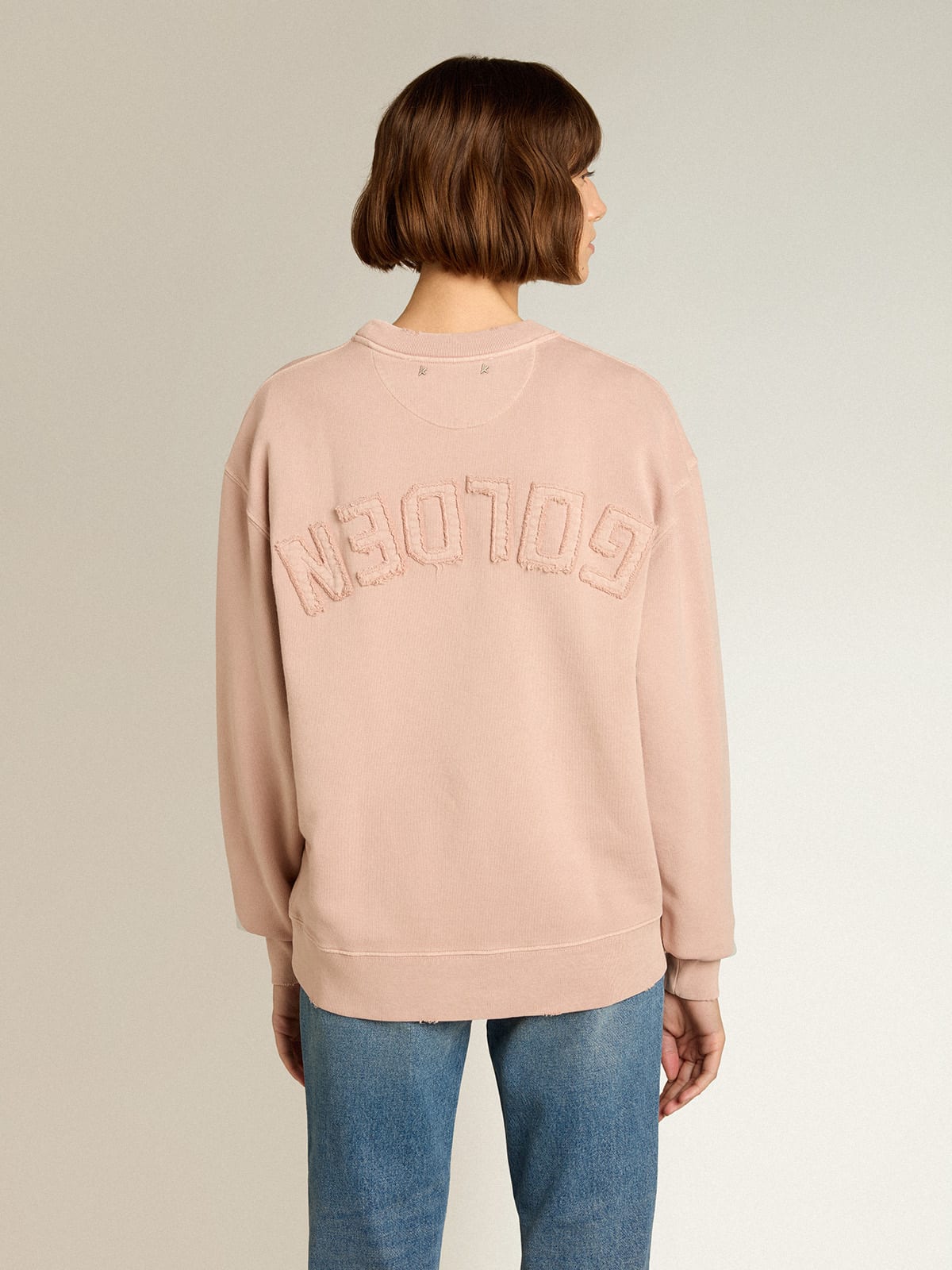 Powder pink hot sale sweatshirt