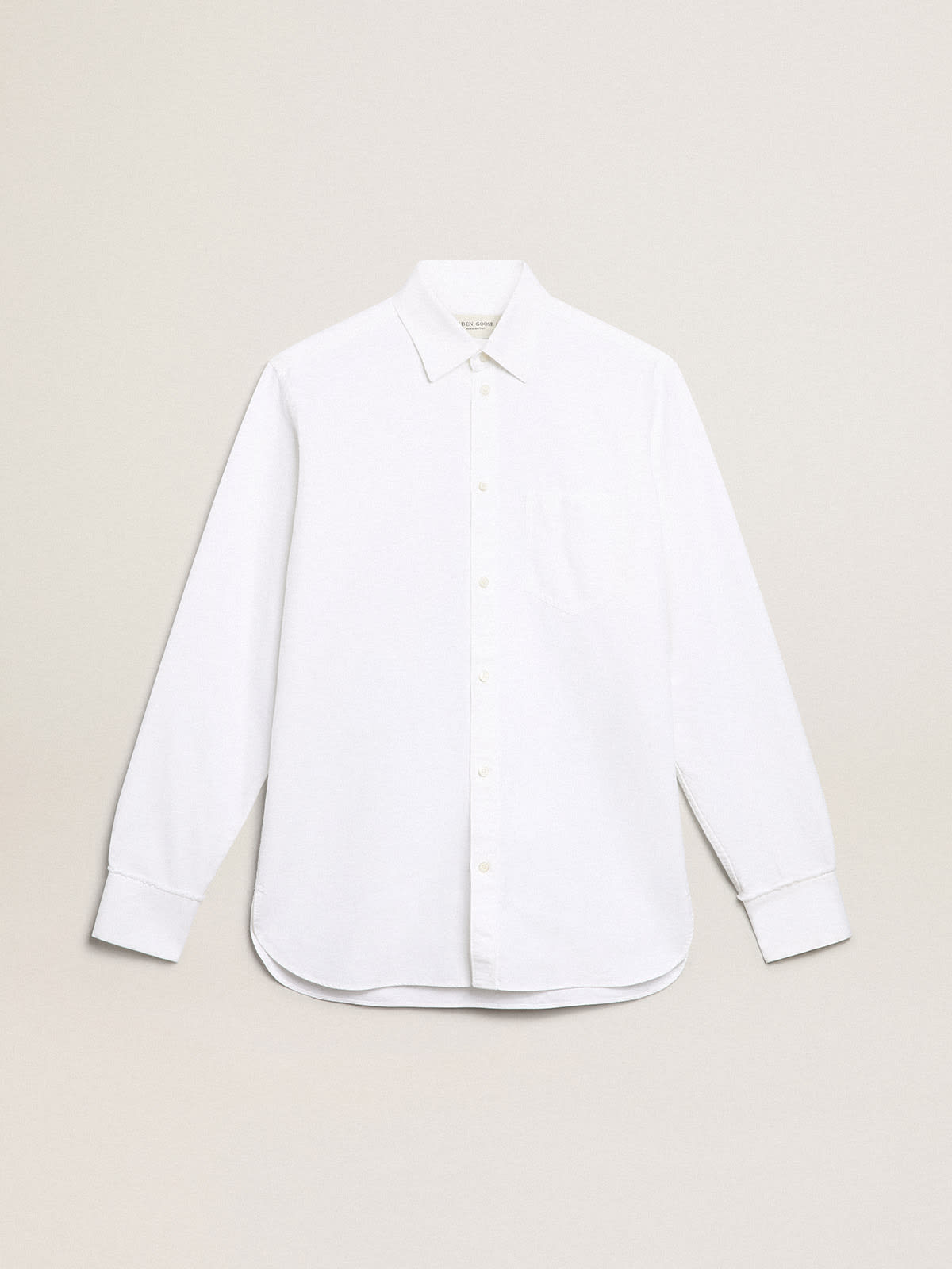 Golden Goose - Camisa branca de algodão in 