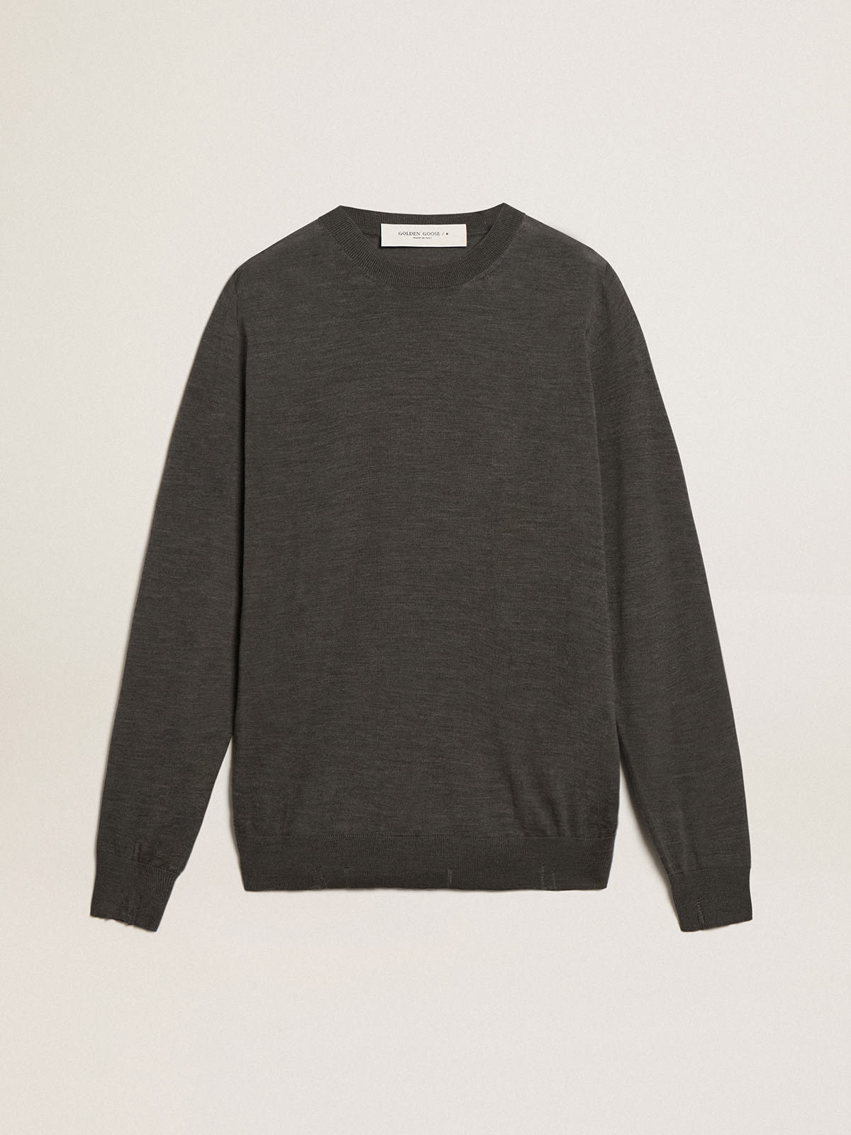 Pull en laine online noir homme