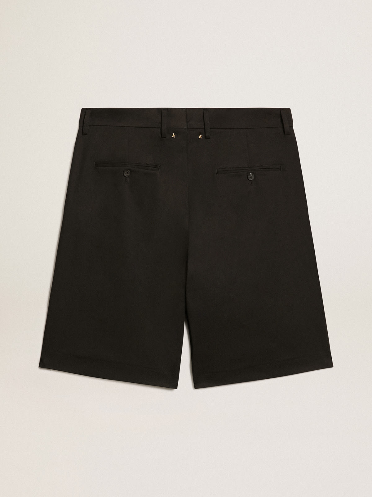 Golden Goose - Bermuda shorts in black cotton in 