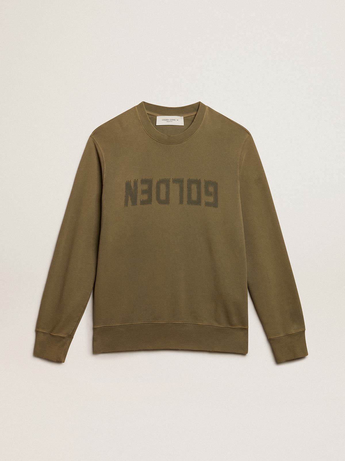 Golden crewneck sweatshirt hot sale