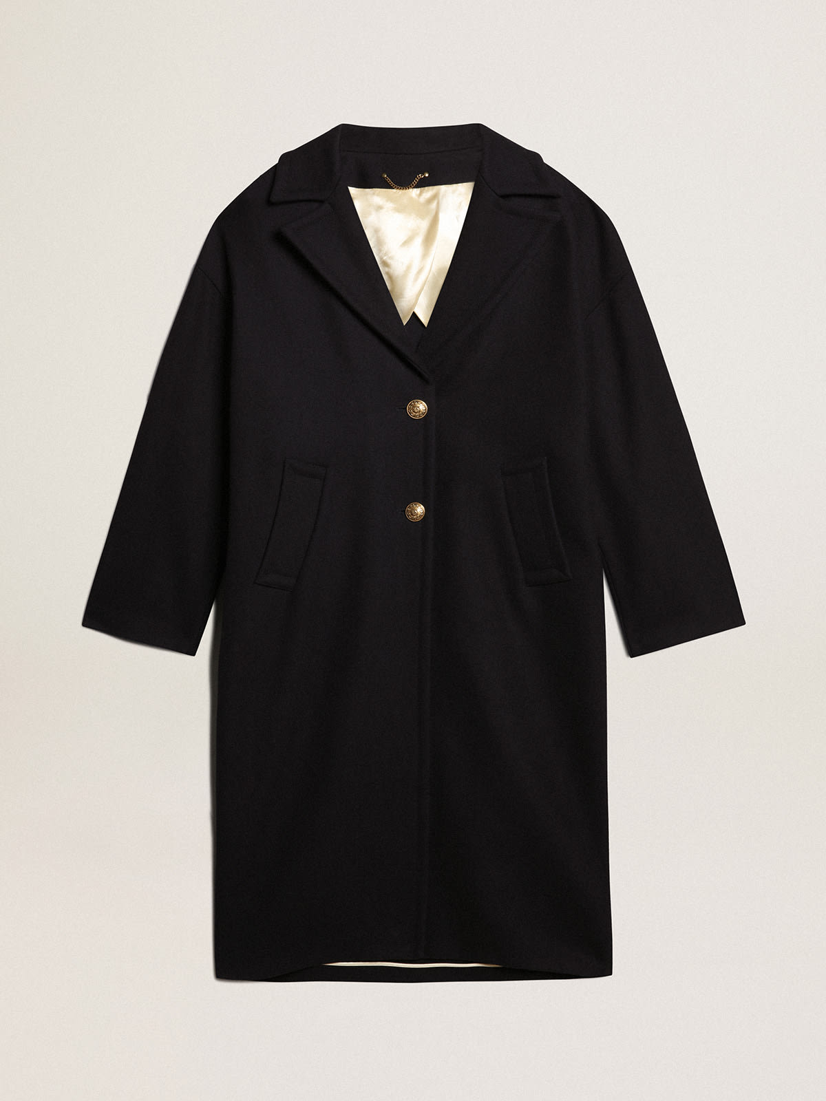 Womens black cocoon outlet coat